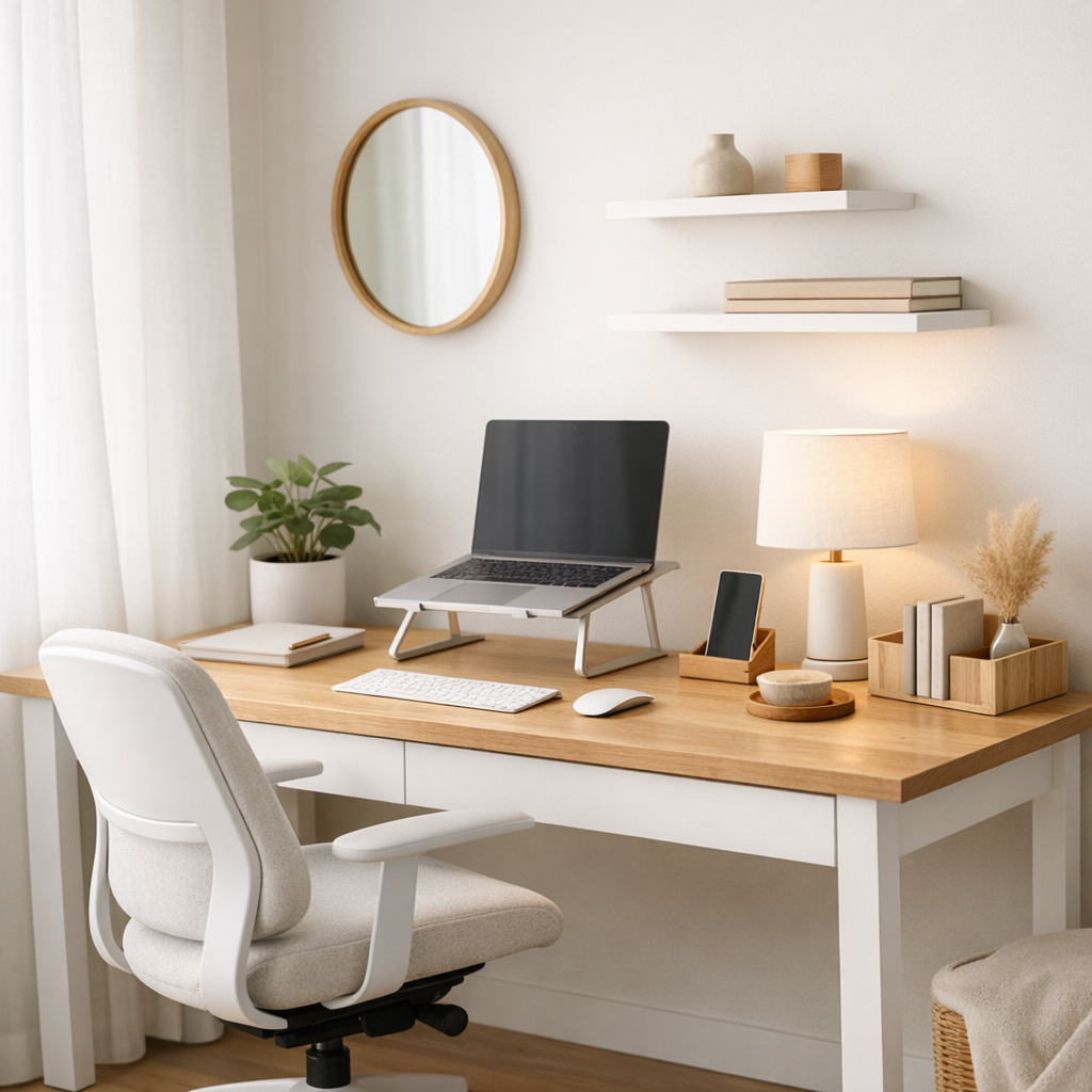 🌿 Le minimalisme fonctionnel : la clé d'un espace de travail qui apaise et booste la concentration