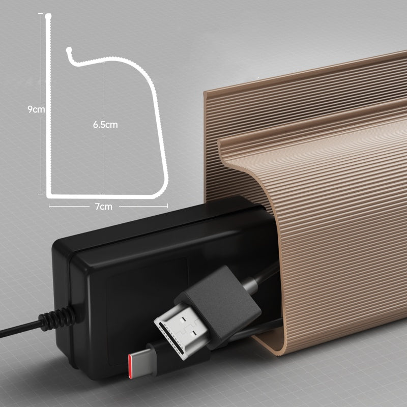 Rack de Gestion des Câbles – Fixation Sous Bureau & Design Discret