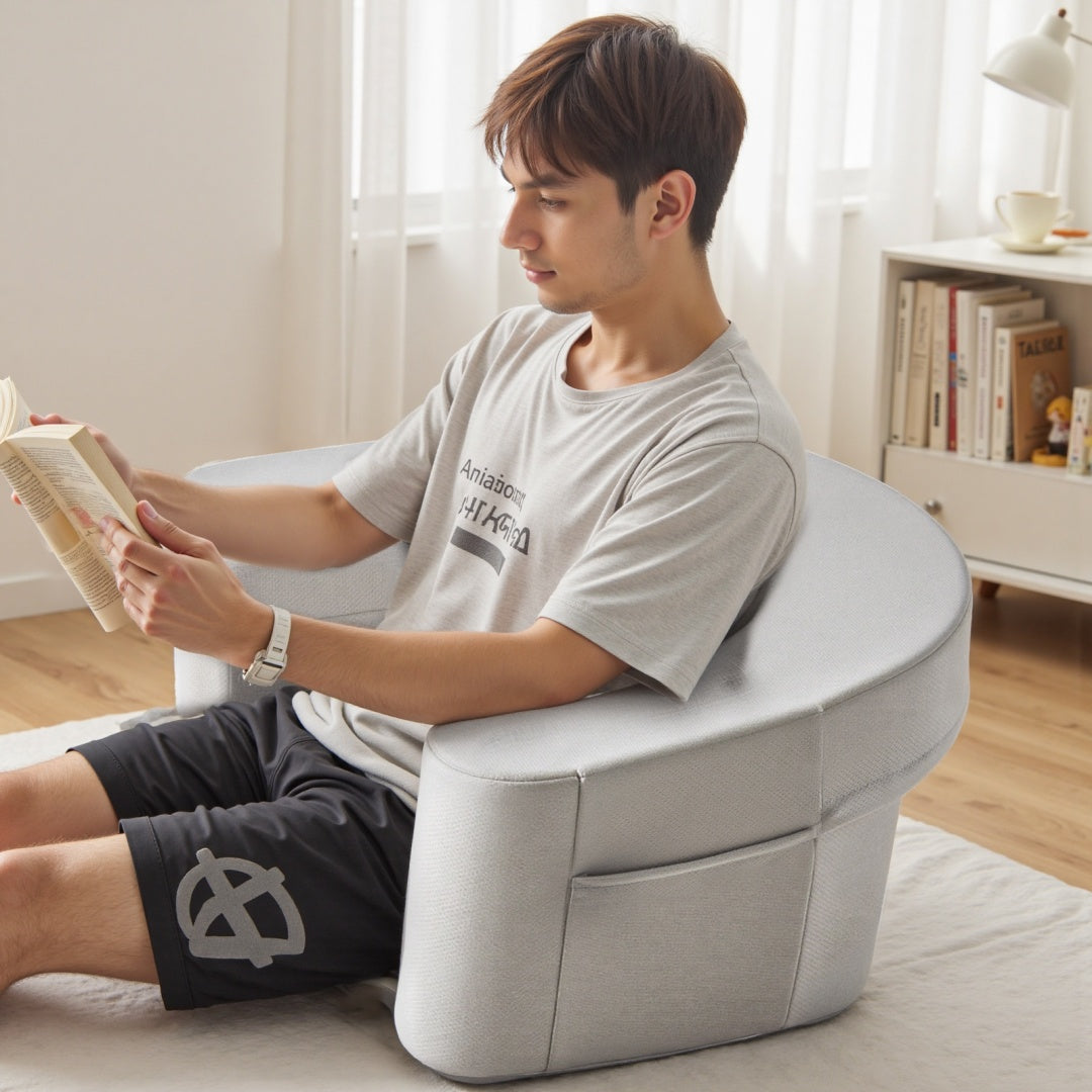 Coussin de Lecture Ergonomique – Soutien Stable pour Dos, Mains et Taille