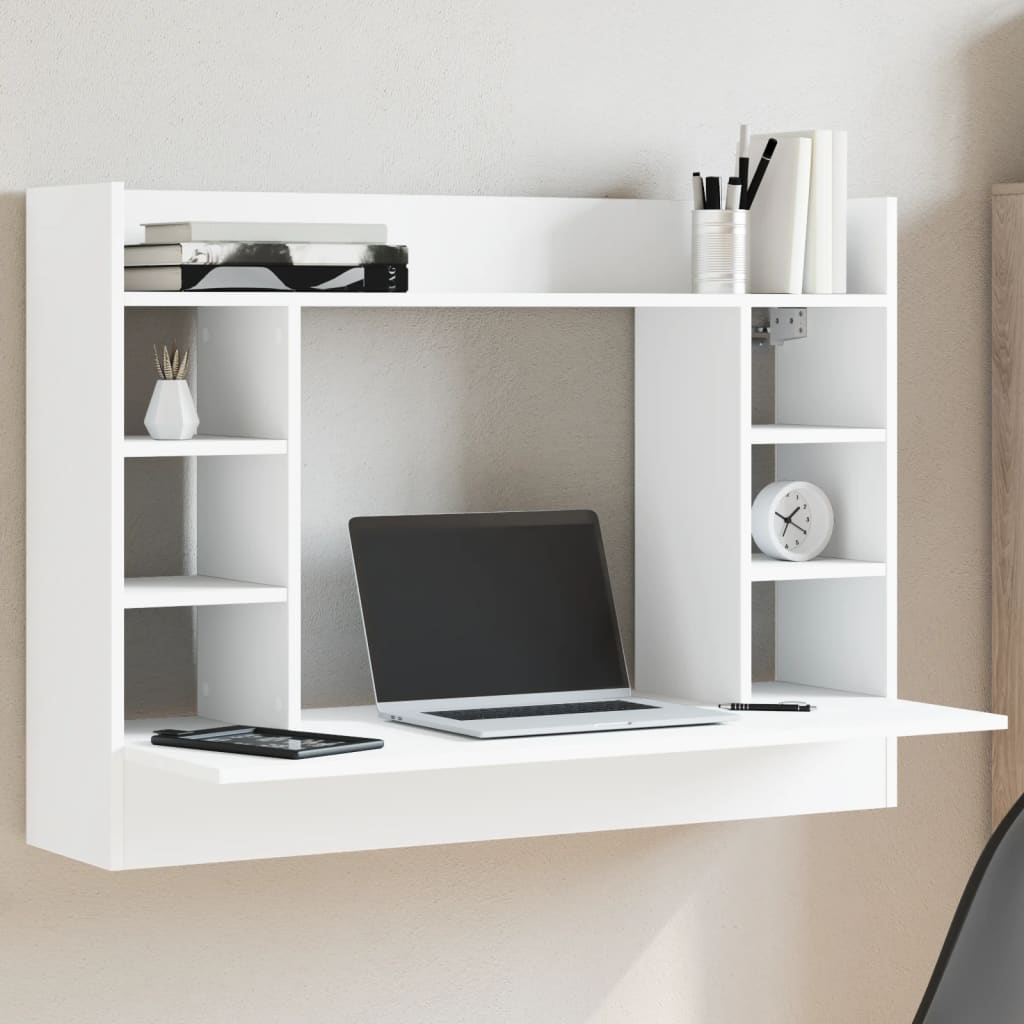 Bureau Mural "Gravity-Shelf" – Design Modulaire & Gain de Place par DeskHarmony