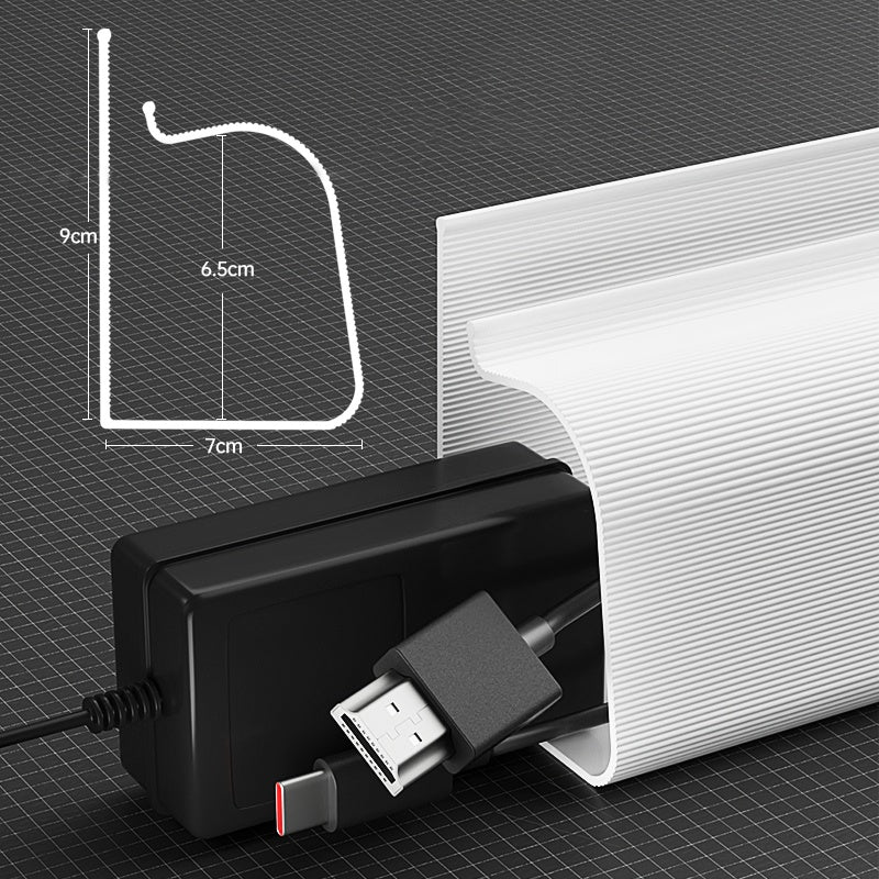 Rack de Gestion des Câbles – Fixation Sous Bureau & Design Discret