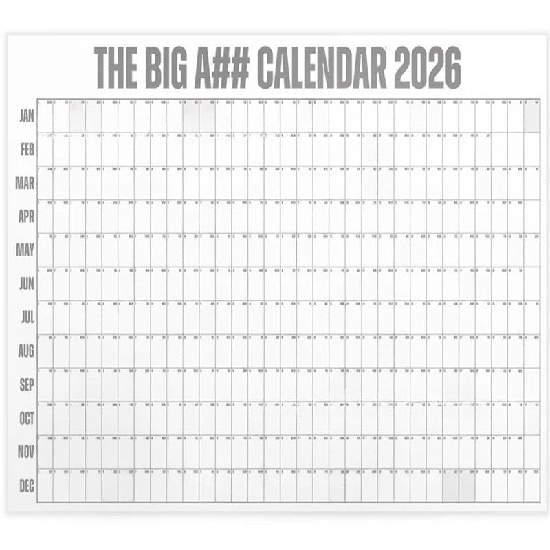 Calendrier Annuel Géant 2026 – Organisation Bureau & Planification DeskHarmony