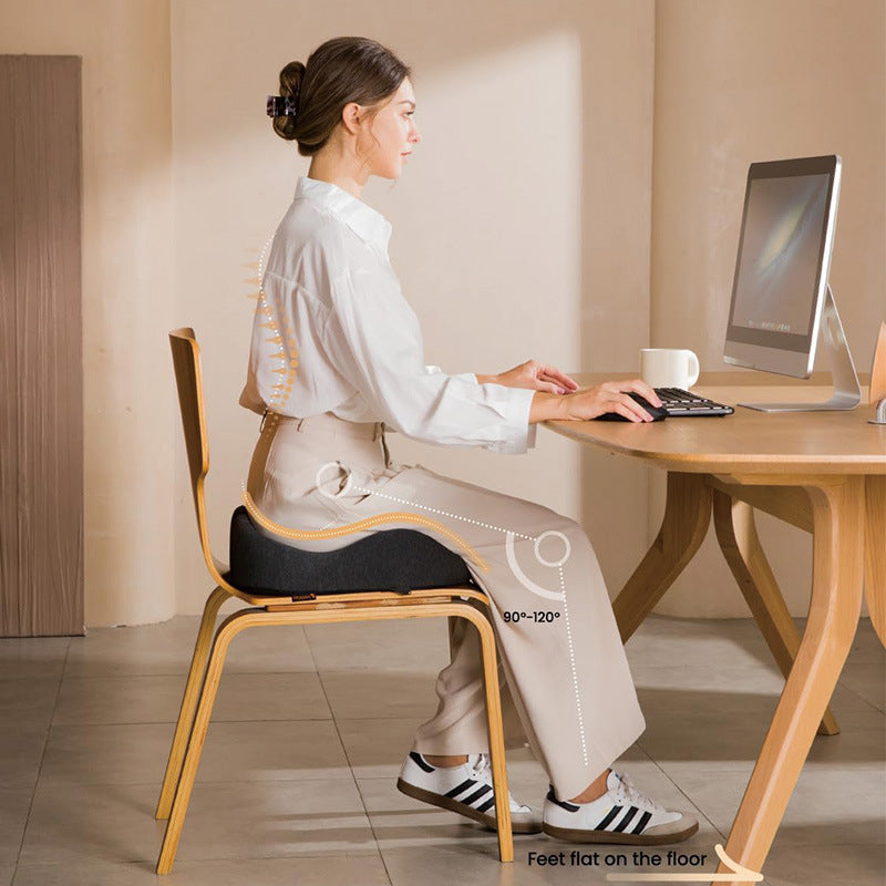 DeskHarmony™ Coussin d’Assise Ergonomique en Mousse à Mémoire de Forme – Confort Premium & Soutien Durable