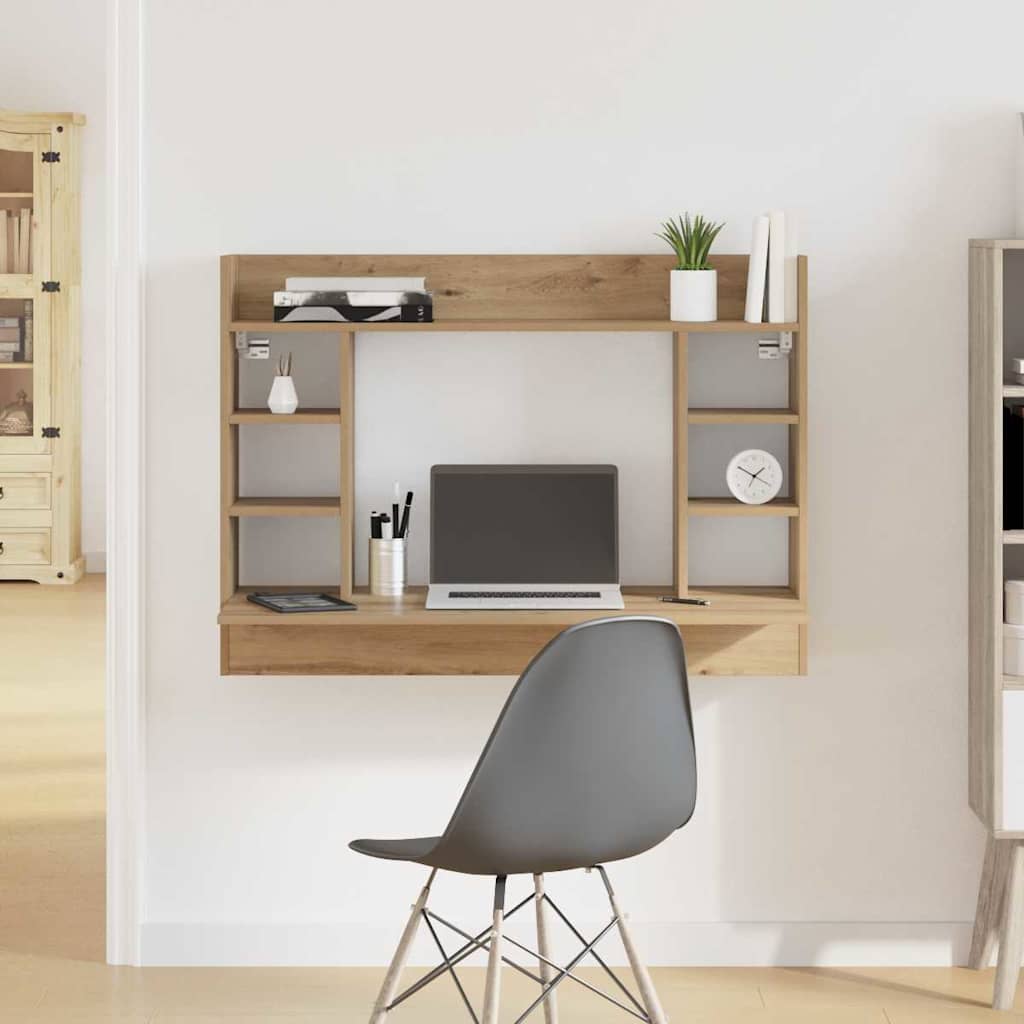 Bureau Mural "Gravity-Shelf" – Design Modulaire & Gain de Place par DeskHarmony