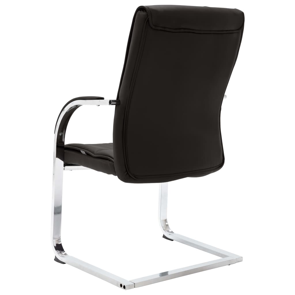 Chaise de Bureau Cantilever en Similicuir – Confort et Stabilité Professionnels