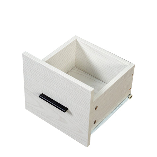 DeskHarmony™ Design Bookshelf with Pegboard and Drawers – 9-Compartment Office Shelf, Modern White Storage for Home Office