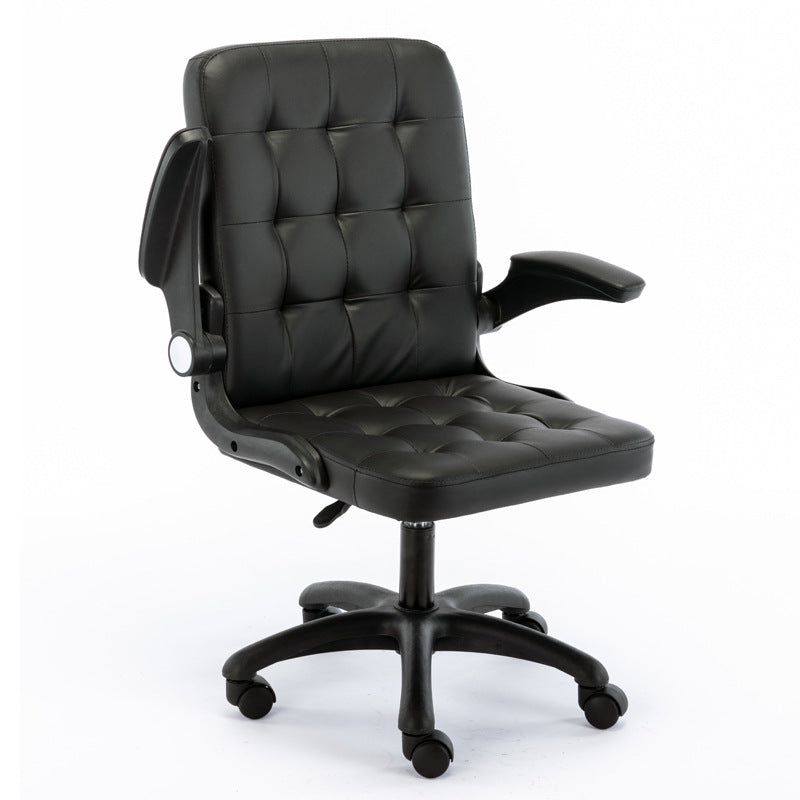 Fauteuil de Bureau Inclinable – Similicuir & Pieds au Choix