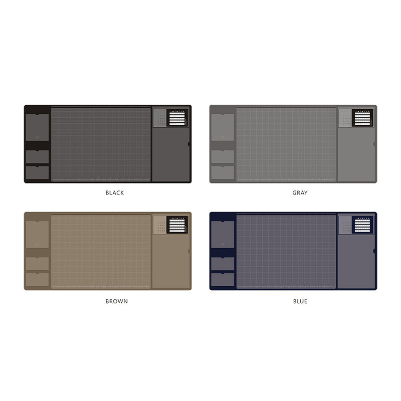 Tapis de Bureau XXL Imperméable en Similicuir – Sous-Main Multifonction Rétro pour Ordinateur et Écriture | DeskHarmony