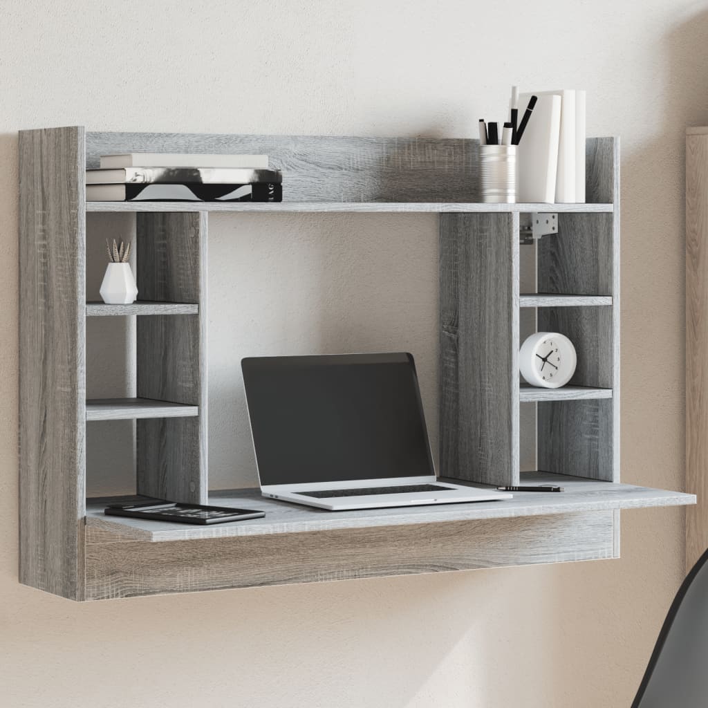 Bureau Mural "Gravity-Shelf" – Design Modulaire & Gain de Place par DeskHarmony