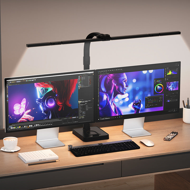 Lampe de Bureau LED Full Spectrum Anti-Lumière Bleue – Protection des Yeux & Design Minimaliste | DeskHarmony