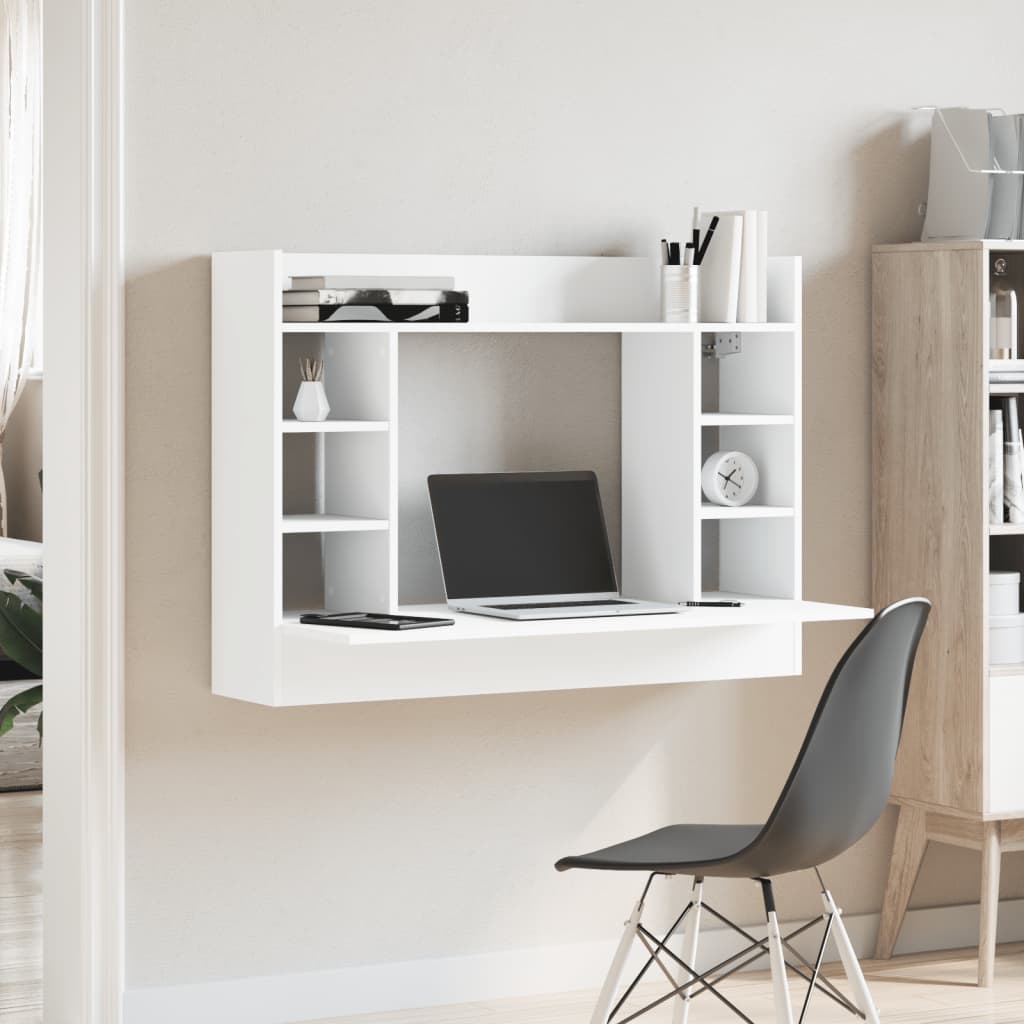 Bureau Mural "Gravity-Shelf" – Design Modulaire & Gain de Place par DeskHarmony
