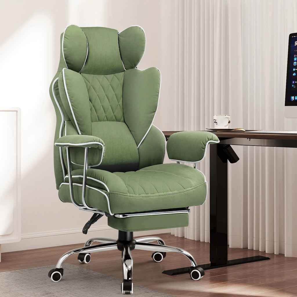 GTPLAYER – Chaise Bureau Ergonomique avec Ressorts Lombaires