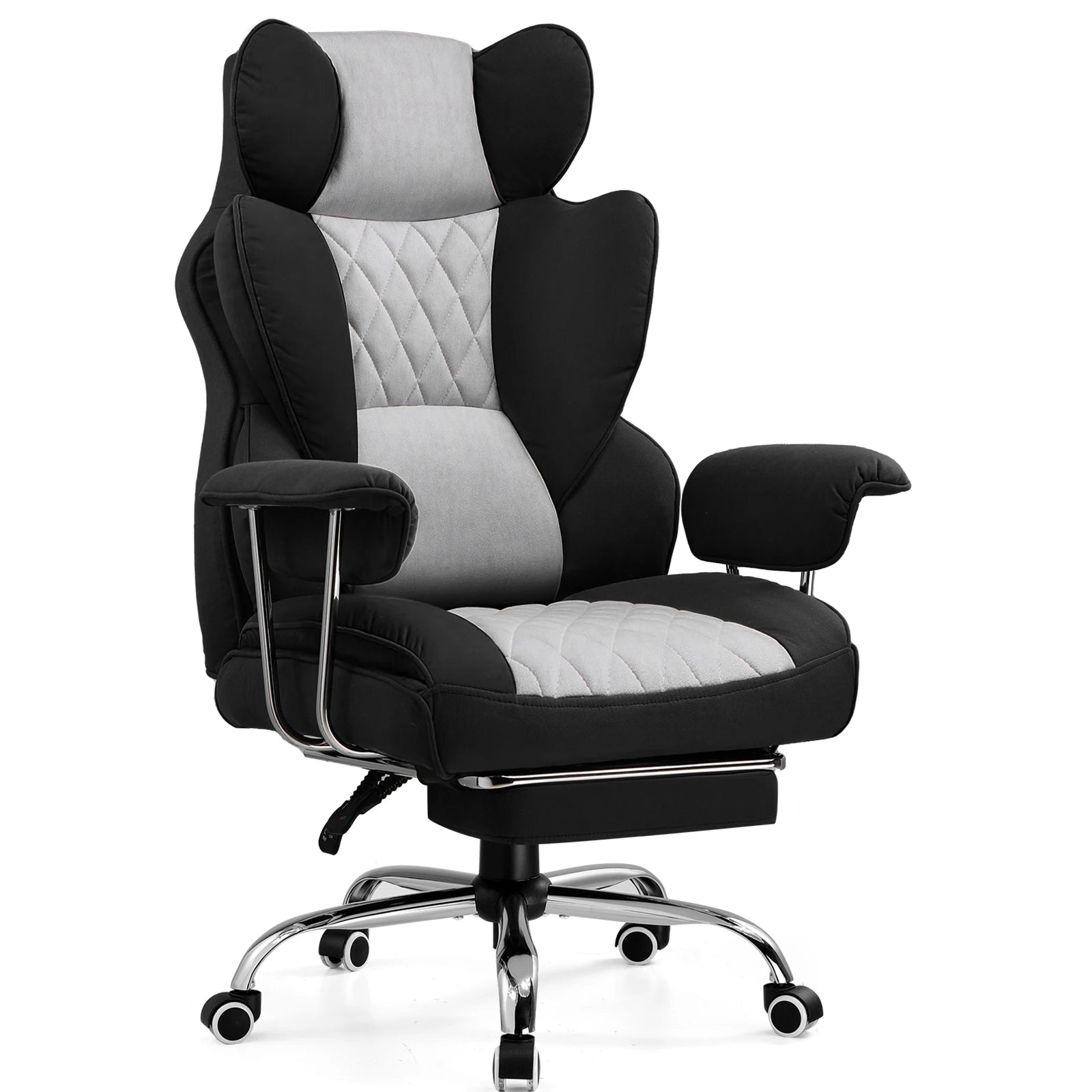 GTPLAYER – Chaise Bureau Ergonomique avec Ressorts Lombaires