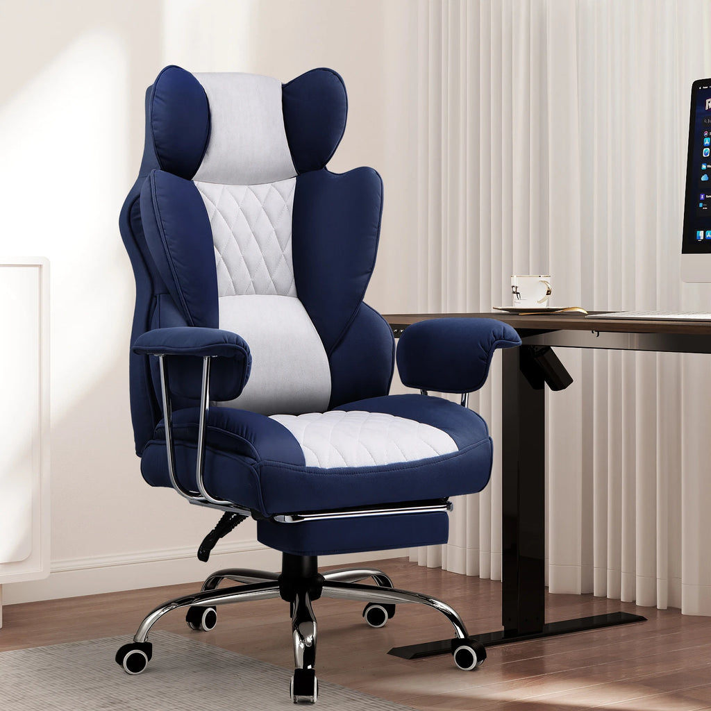 GTPLAYER – Chaise Bureau Ergonomique avec Ressorts Lombaires