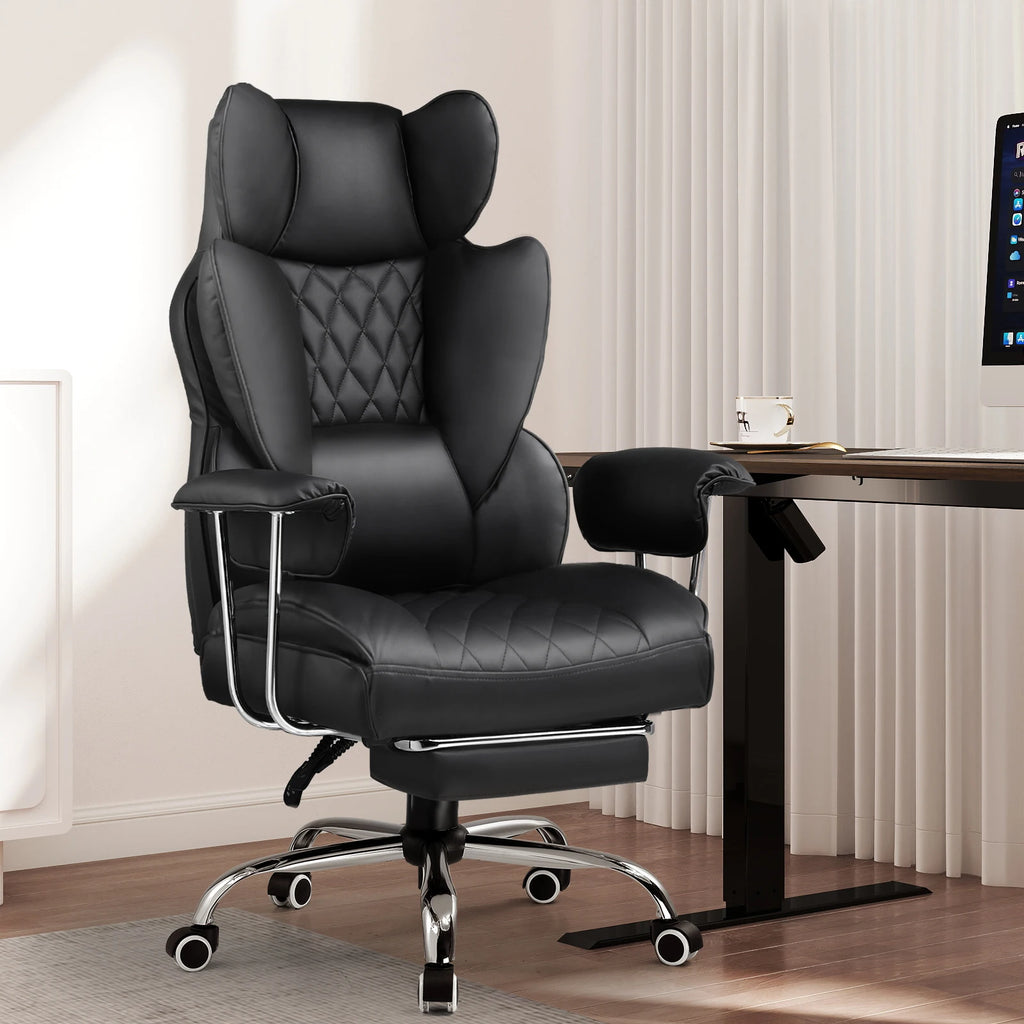 GTPLAYER – Chaise Bureau Ergonomique avec Ressorts Lombaires