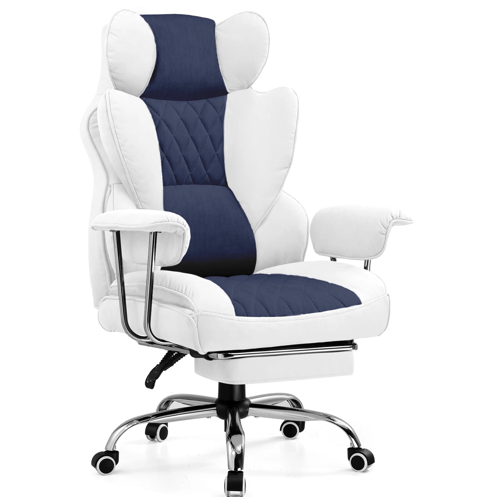 GTPLAYER – Chaise Bureau Ergonomique avec Ressorts Lombaires