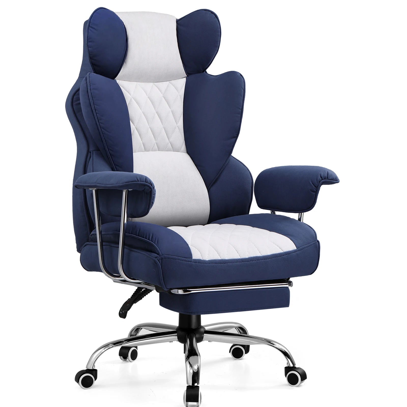 GTPLAYER – Chaise Bureau Ergonomique avec Ressorts Lombaires