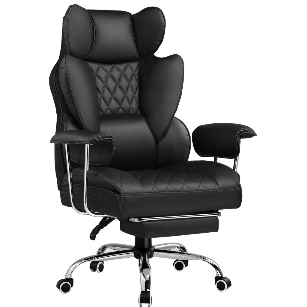 GTPLAYER – Chaise Bureau Ergonomique avec Ressorts Lombaires