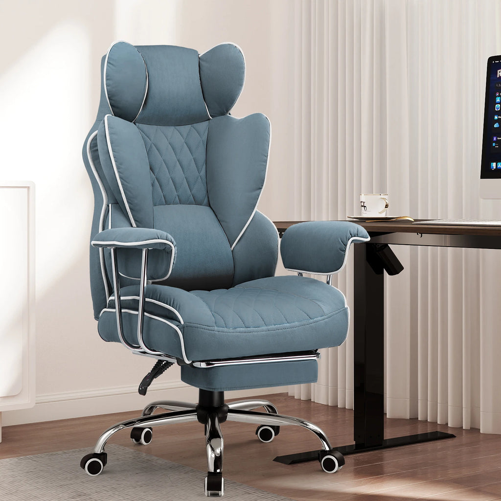 GTPLAYER – Chaise Bureau Ergonomique avec Ressorts Lombaires