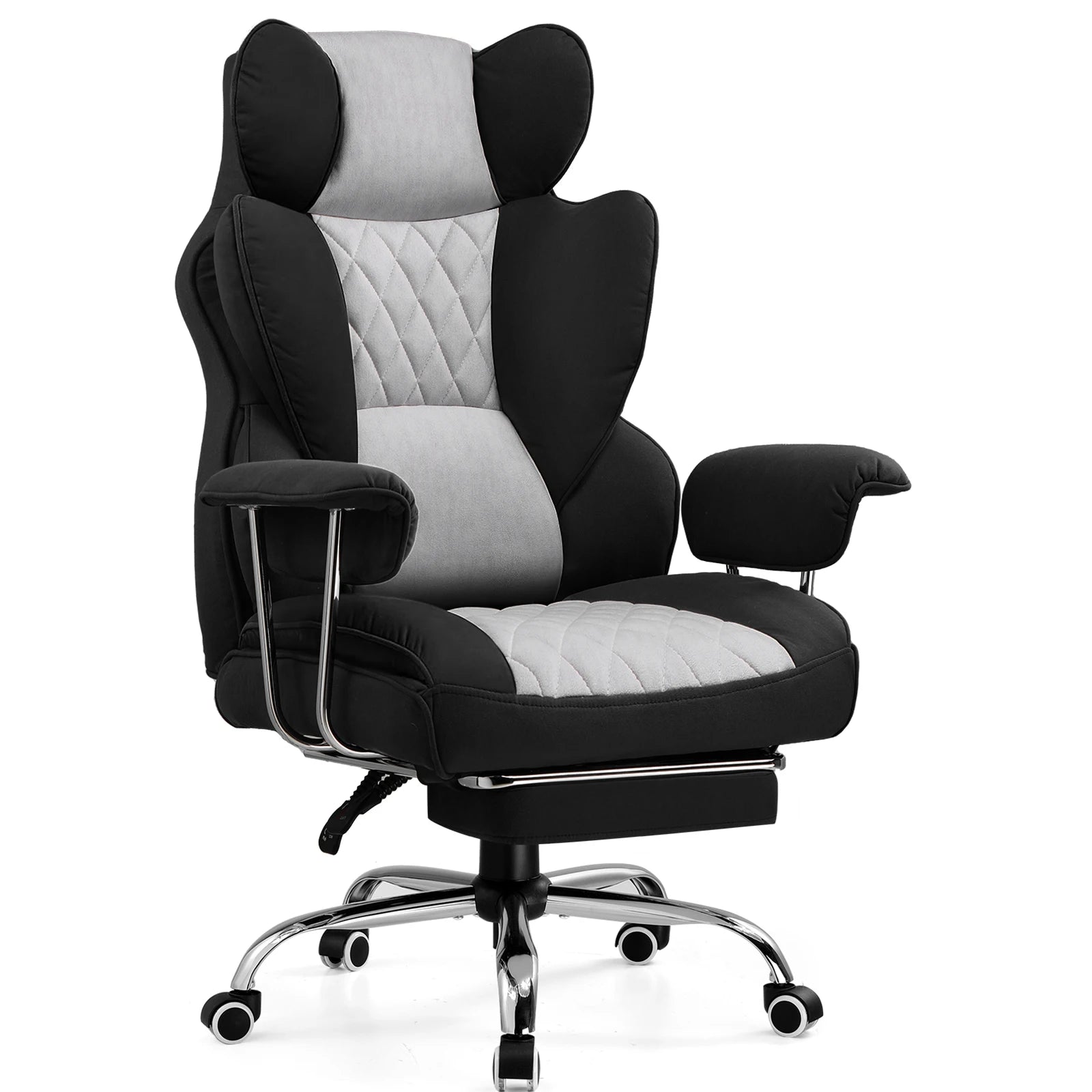 GTPLAYER – Chaise Bureau Ergonomique avec Ressorts Lombaires