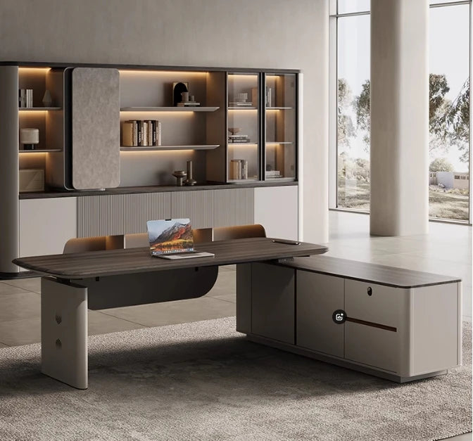 Bureau "Elite Modular L-Shape" – Le Sommet de l'Adaptabilité Professionnelle