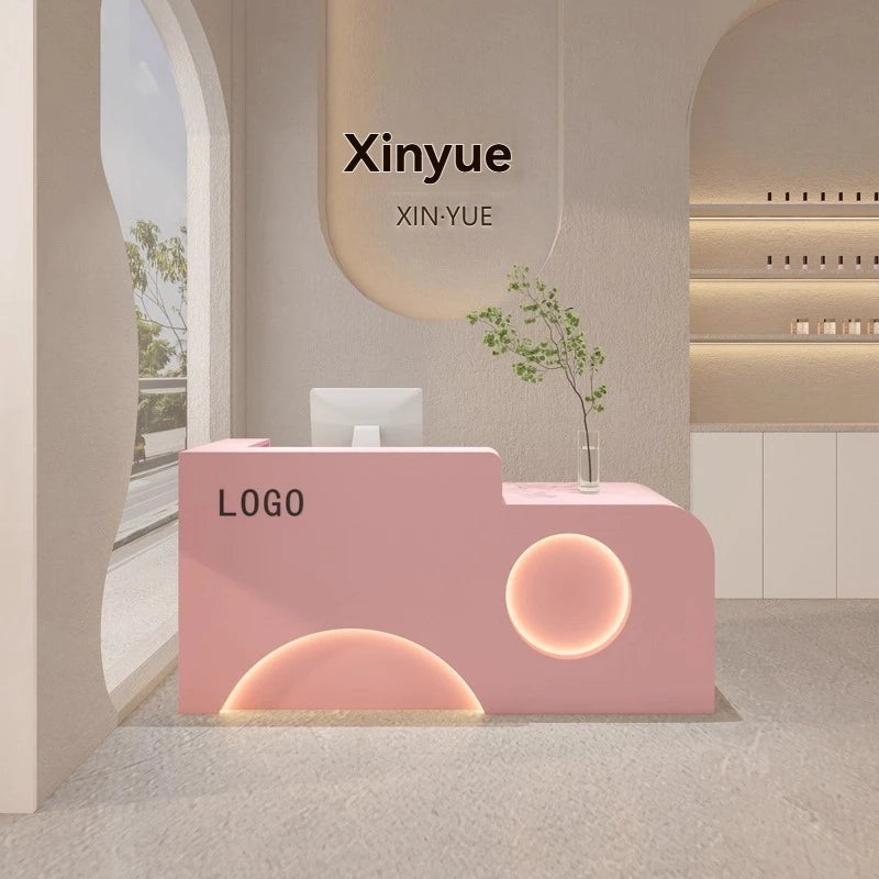 Banque d'Accueil "L'Inspirante" – Design Eco-Urbain par DeskHarmony