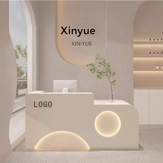 Banque d'Accueil "L'Inspirante" – Design Eco-Urbain par DeskHarmony