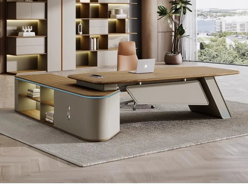 Bureau en L avec Tiroirs – Table de Travail Pliable & Modulable – DeskHarmony