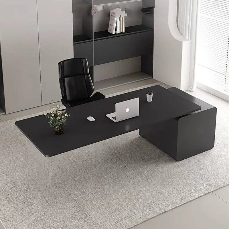 Bureau de Réception "Lumina" – Élégance Italienne & Transparence