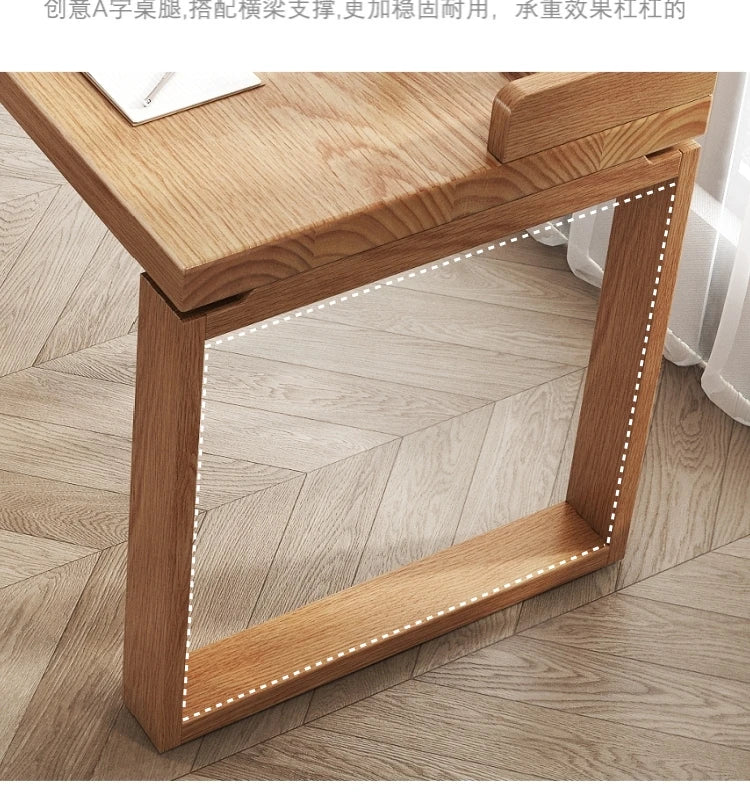 Bureau Double "Essential Solid" – Minimalisme & Robustesse