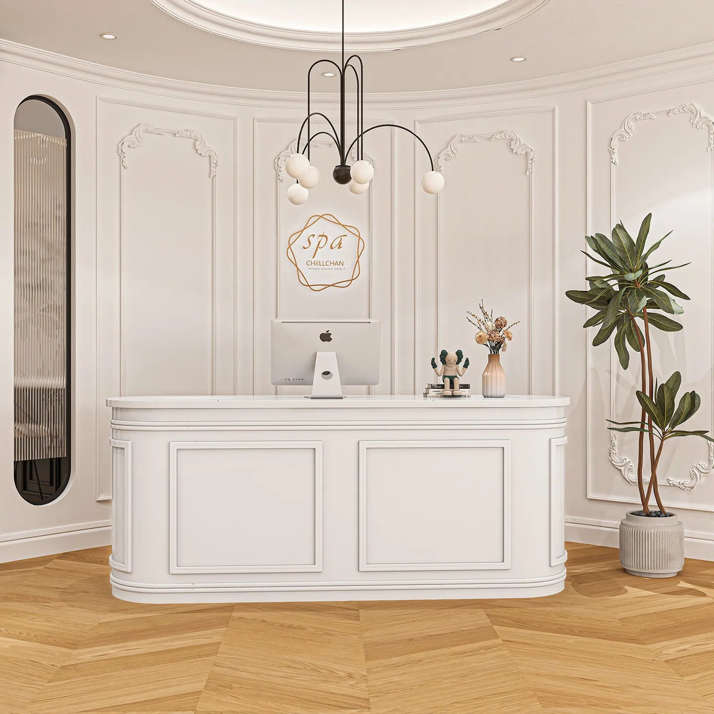 Banque d'Accueil "L'Éclat" – L'Excellence Modulaire par DeskHarmony