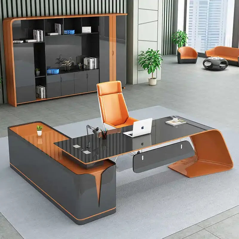 Bureau de Direction Haut de Gamme – Format L & Organisation Premium