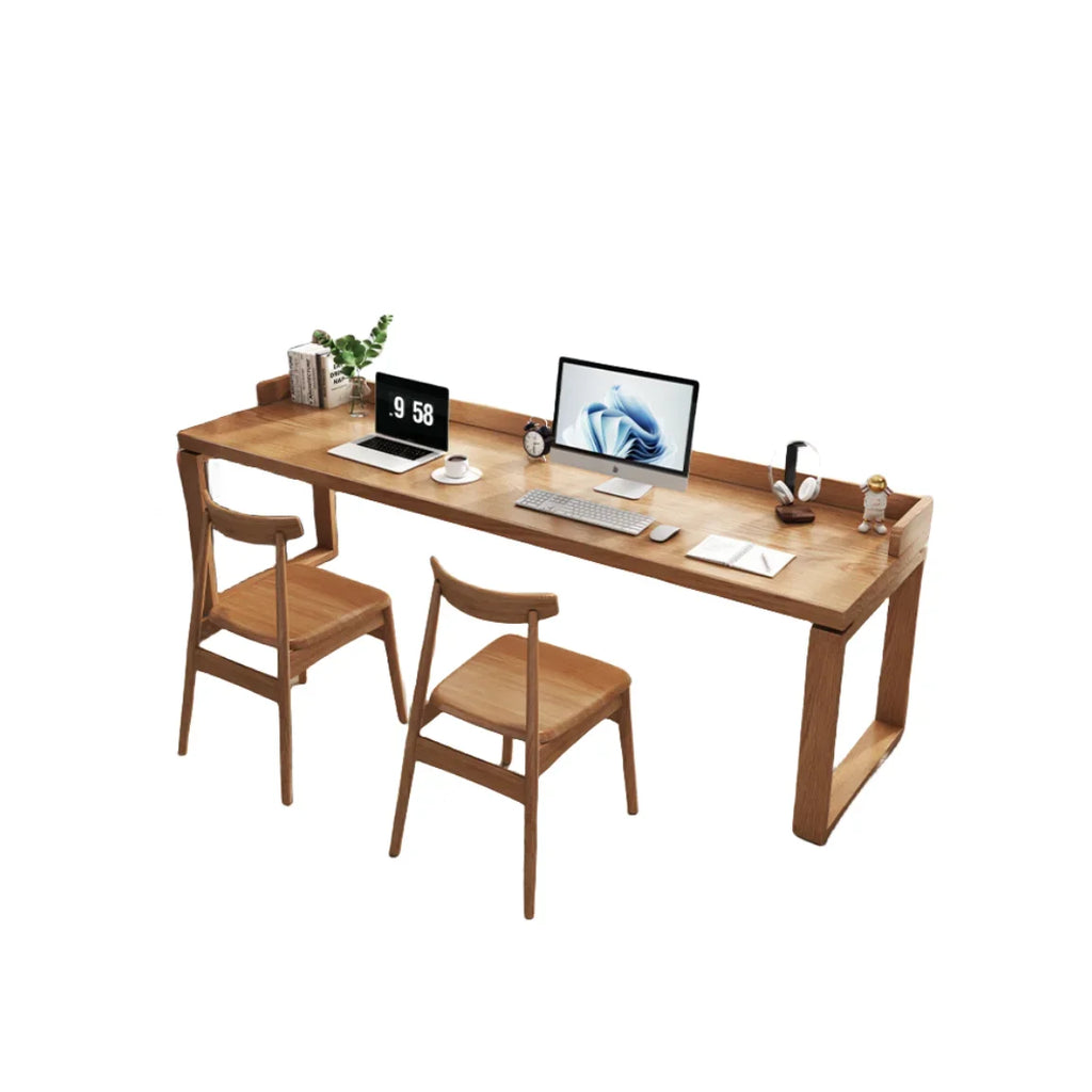 Bureau Double "Essential Solid" – Minimalisme & Robustesse