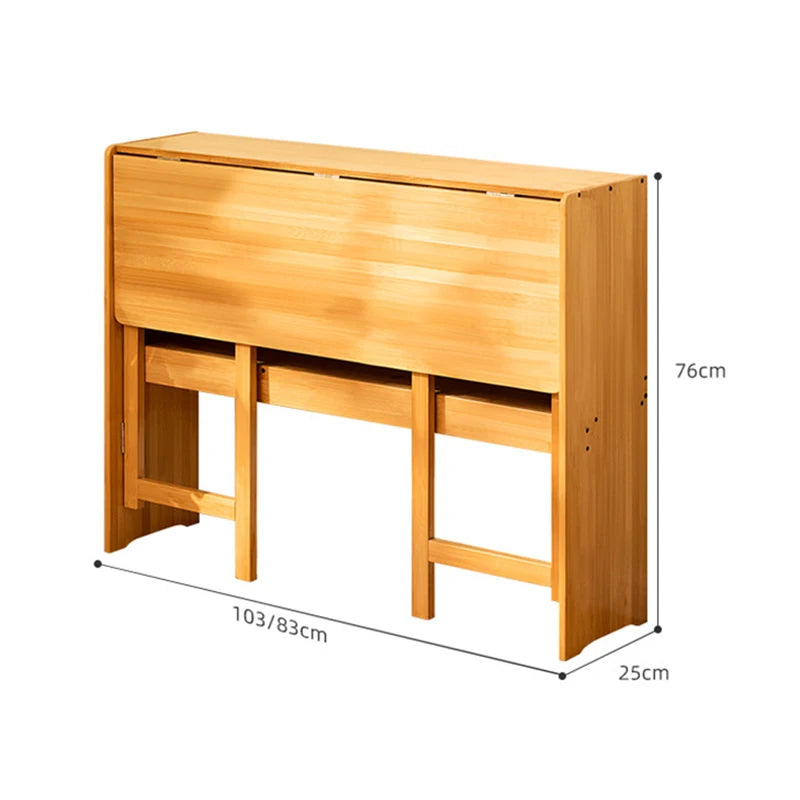 Bureau Pliant "EcoBamboo" – Nature & Mobilité par DeskHarmony