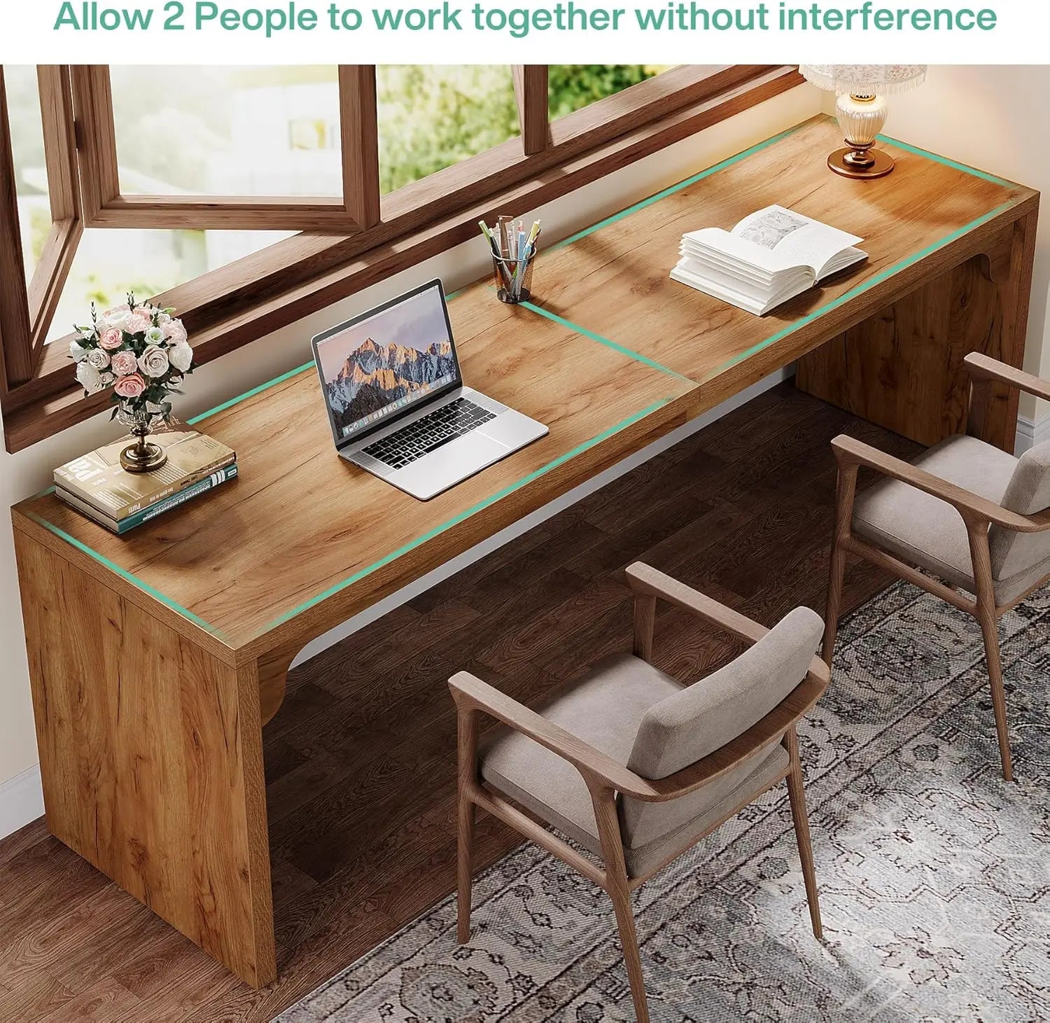 Bureau Double "Streamline 200" – L'Espace sans Compromis