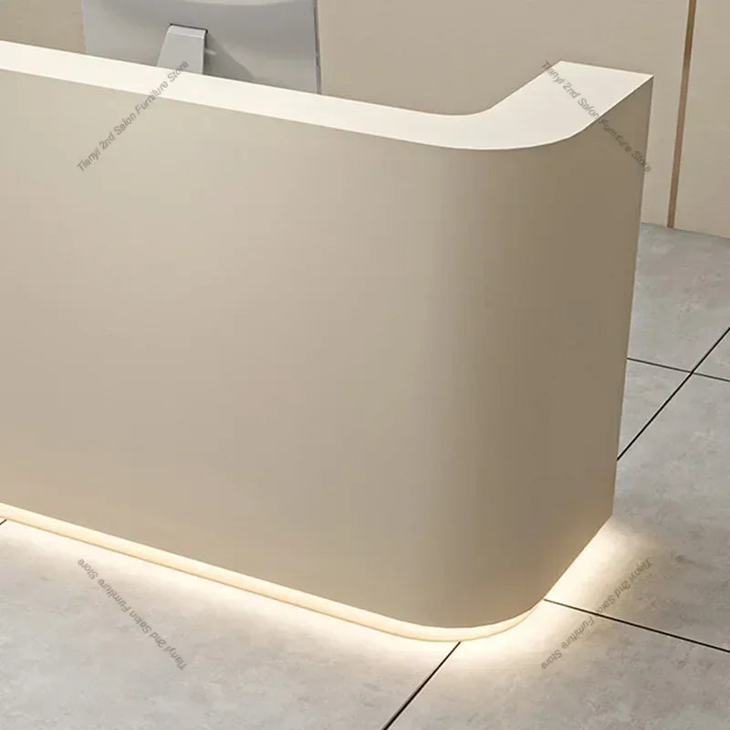 Banque d'Accueil "L'Ambre" – L'Élégance Italienne par DeskHarmony