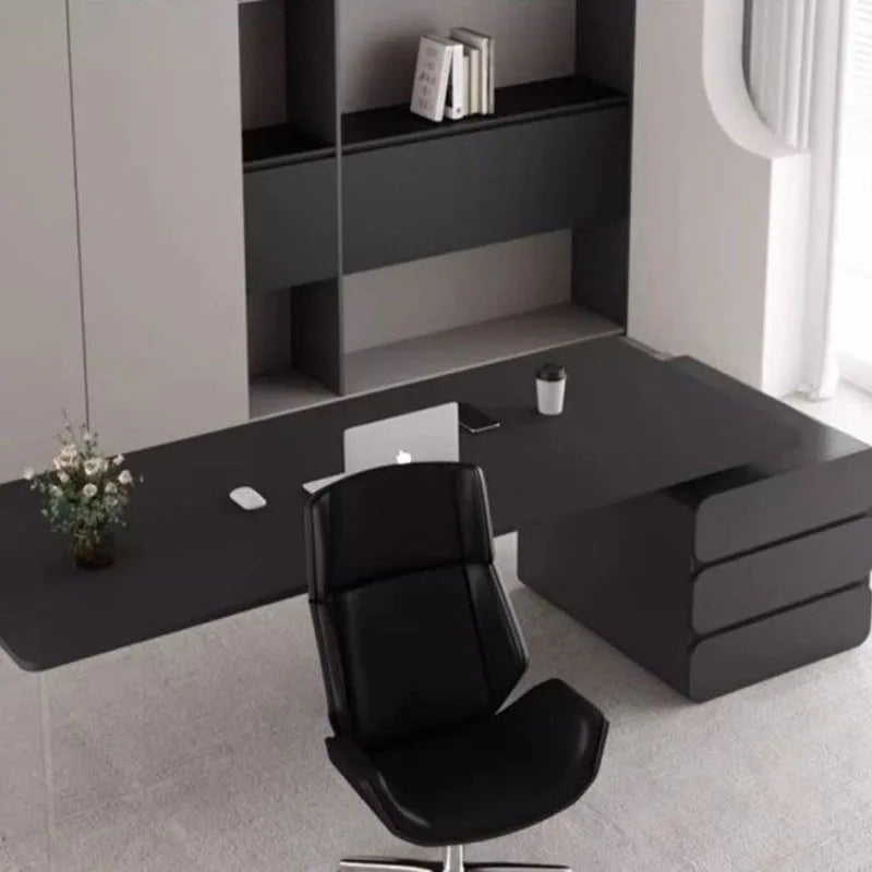Bureau de Réception "Lumina" – Élégance Italienne & Transparence