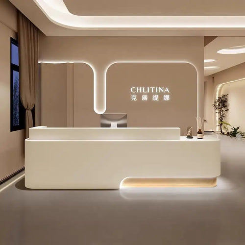 Banque d'Accueil "Le Monarque" – Le Sur-Mesure de Luxe par DeskHarmony