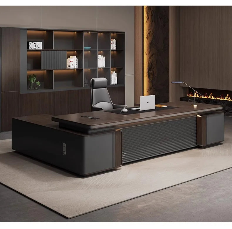 Bureau en L avec Meuble Latéral – Design Moderne & Rangement Intégré – DeskHarmony