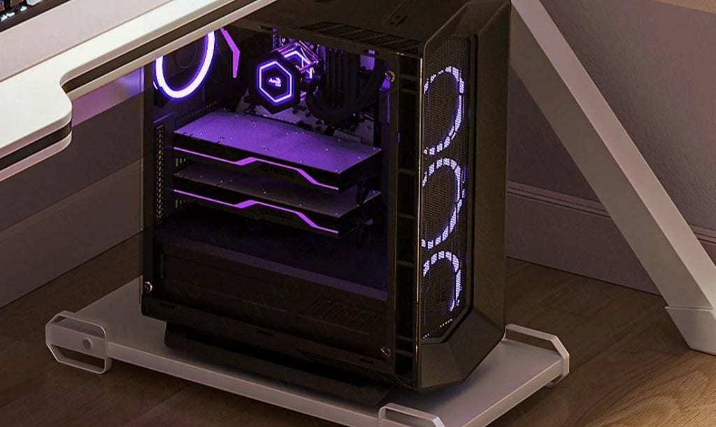 Bureau "Aura" – Le Gaming Flexible par DeskHarmony