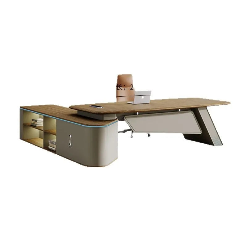 Bureau en L avec Tiroirs – Table de Travail Pliable & Modulable – DeskHarmony