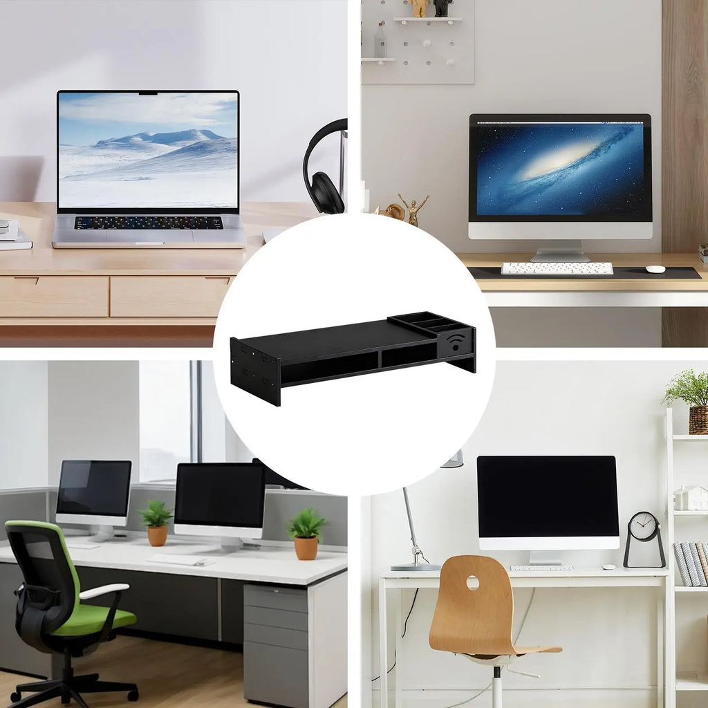 Support d'Écran "Amplitude" – L'Ergonomie à Double Niveau par DeskHarmony