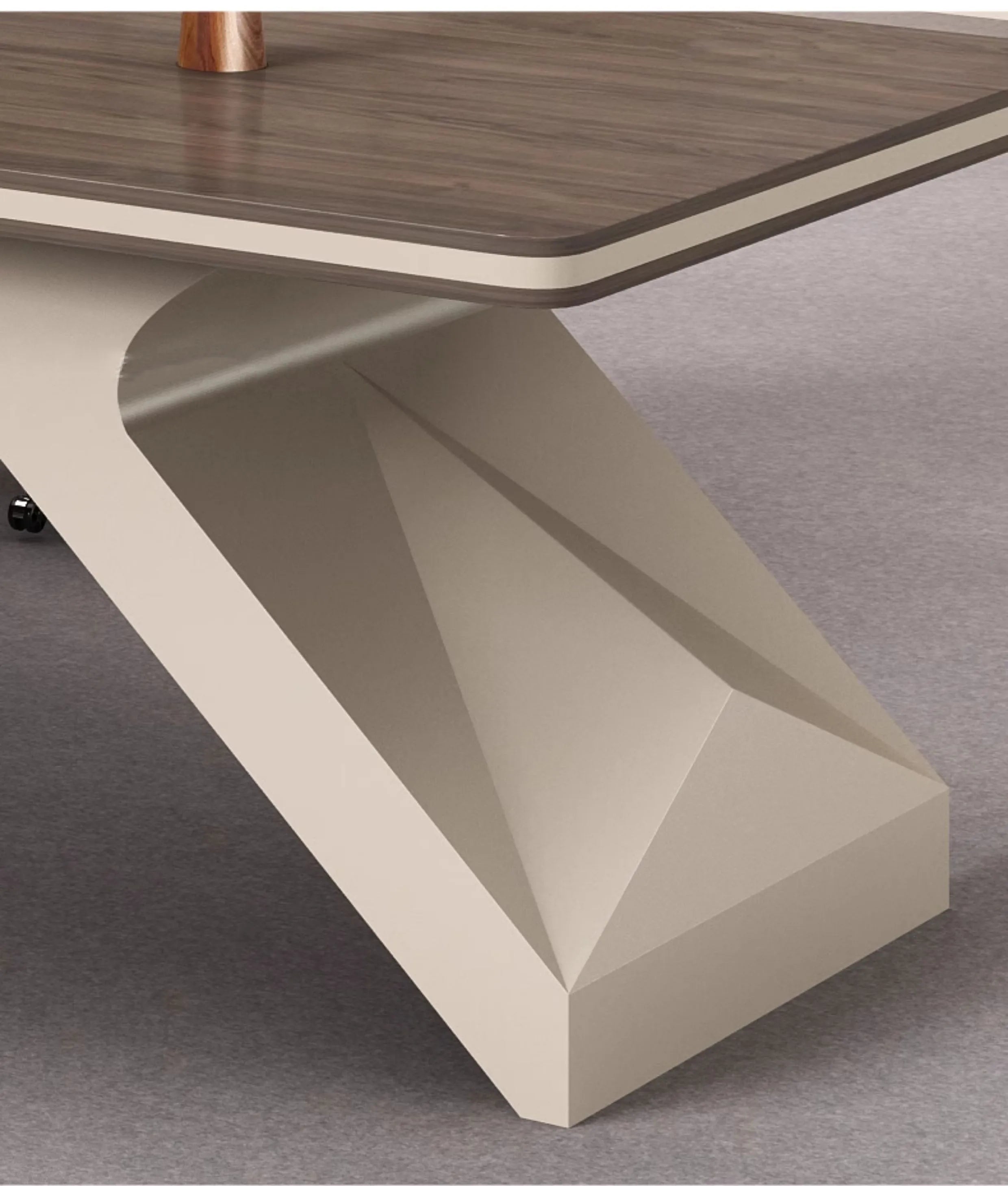 Bureau Exécutif de Luxe DeskHarmony – Design Minimaliste & Rangement Intégré