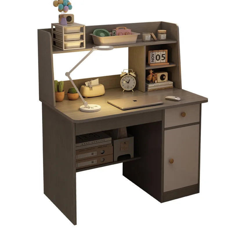 Bureau Enfant avec Étagère Intégrée – Table d’Étude Compacte – DeskHarmony