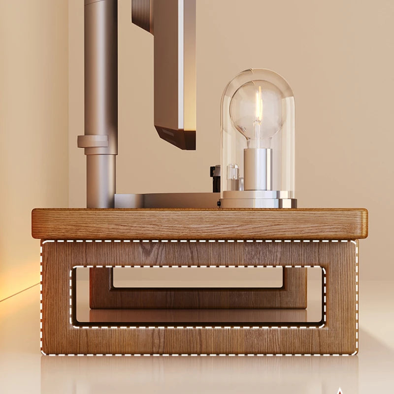 Élévateur "Héritage" – Support en Noyer & Assemblage Tenon-Mortaise par DeskHarmony