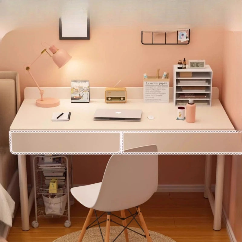 Bureau enfant / ado blanc moderne – DeskHarmony – Design minimaliste