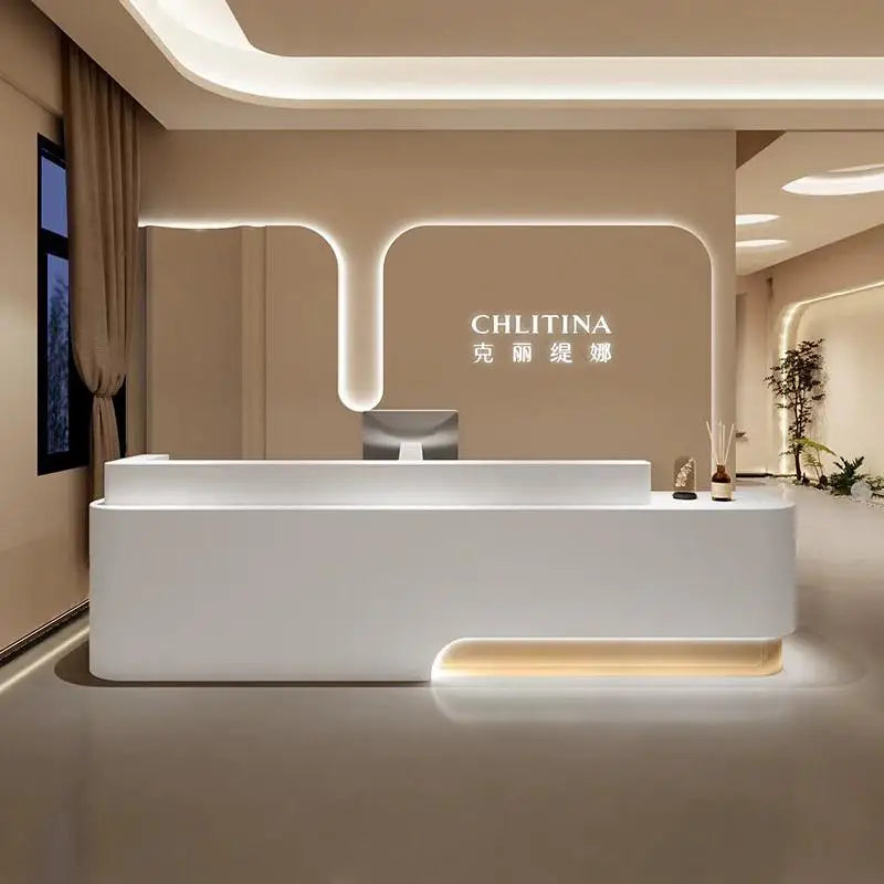 Banque d'Accueil "Le Monarque" – Le Sur-Mesure de Luxe par DeskHarmony