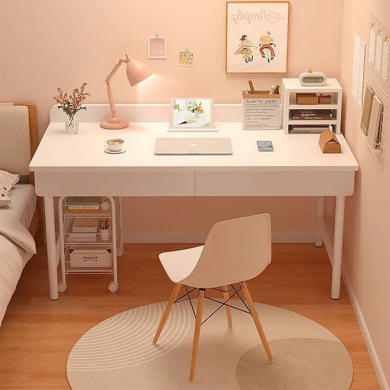 Bureau enfant / ado blanc moderne – DeskHarmony – Design minimaliste