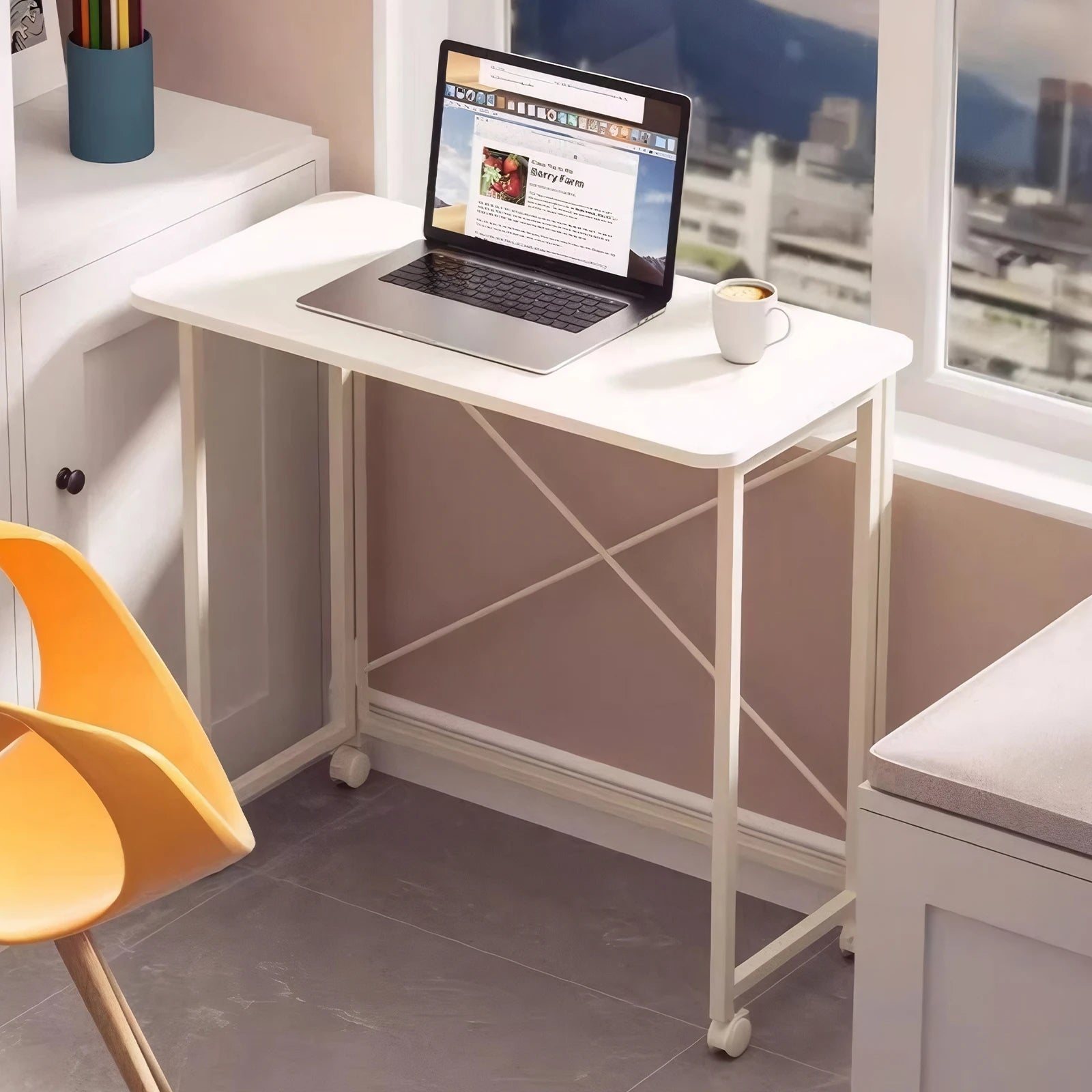 Bureau Nomade "SmartFlow" – Mobilité & Gain de Place par DeskHarmony