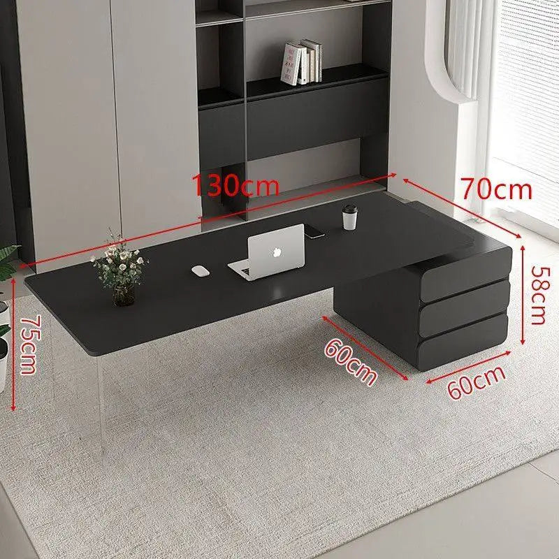 Bureau de Réception "Lumina" – Élégance Italienne & Transparence